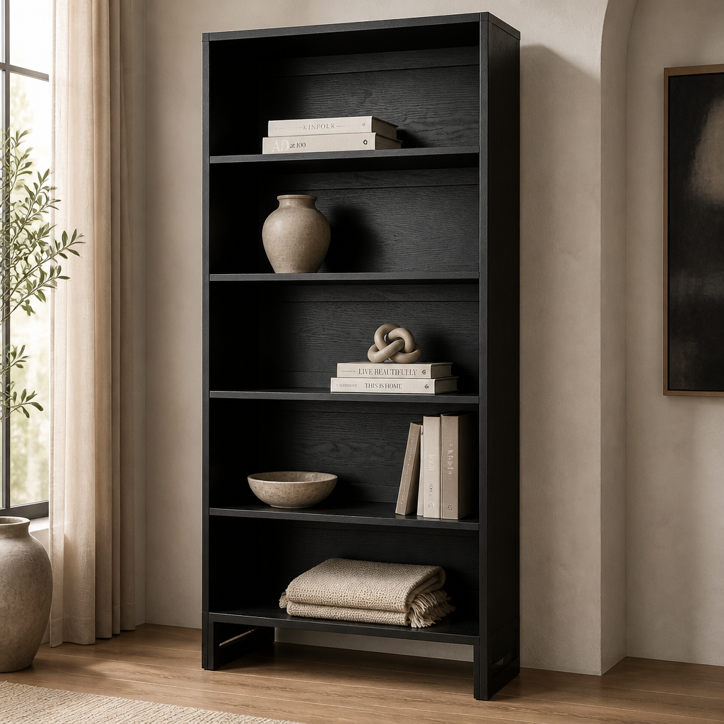 Modern Home Bundle Set – Accent Chair, Bookcase & Room Divider | $199.99