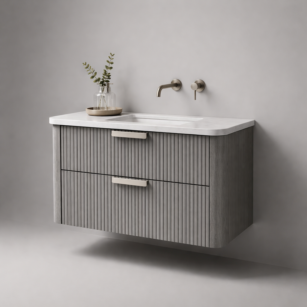 Modern Floating Bathroom Vanity with Sink | Ubara Plus