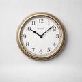 Classic Gold Wall Clock – Silent Non-Ticking Round Home Decor