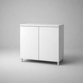 Modern White Storage Cabinet | Ubara Plus