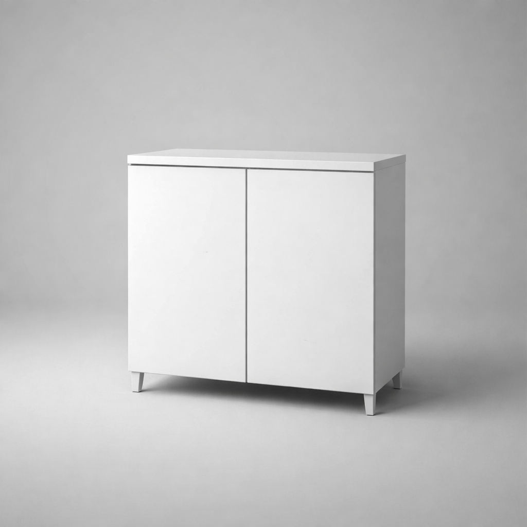 Modern White Storage Cabinet | Ubara Plus