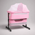 Baby Bassinet Bedside Sleeper with Storage |