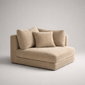 Modern Corner Sofa Chair – Cozy Upholstered Accent Sectional